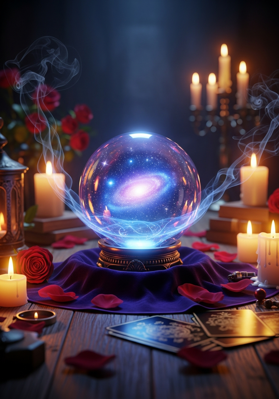 Bola de cristal mística